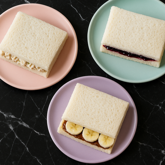 Make all the sandwiches crustless